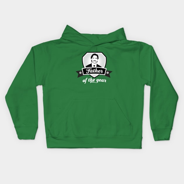 father of the year - this is us Kids Hoodie by Naive Rider